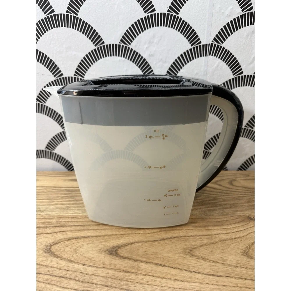 Mr. Coffee Iced Tea Maker 3 Quart TM75BK Square Black Pitcher Only for TM75